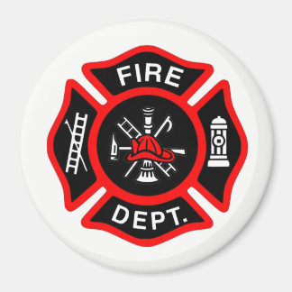 Incendie Maltese Cross Magnet