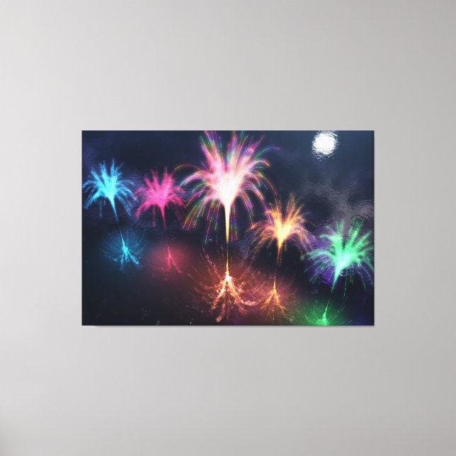 Incendie sur la toile d'eau (Recto)