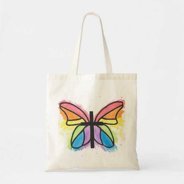 Inclus de tout le sac fourre-tout à papillon (Devant)