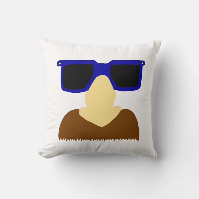 Incognito Moustache & Coussin de lunettes (Recto)