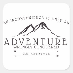 Inconvénients Stickers Citation Chesterton
