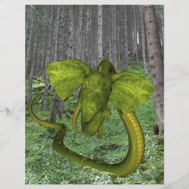 Incroyable éléphant Python (Devant)