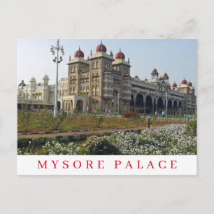 Inde Mysore Palace vue carte postale