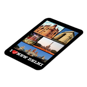 Inde - New Delhi - I Love - Magnet