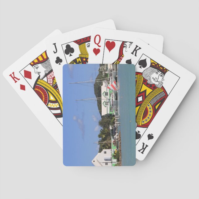 Index standard Cartes de jeu Antigua Harbour (dos)