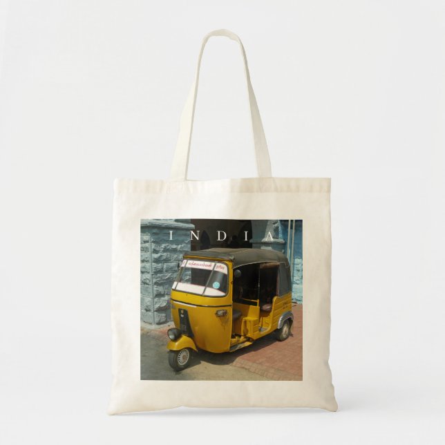 India auto rickshaw view tote bag (Devant)