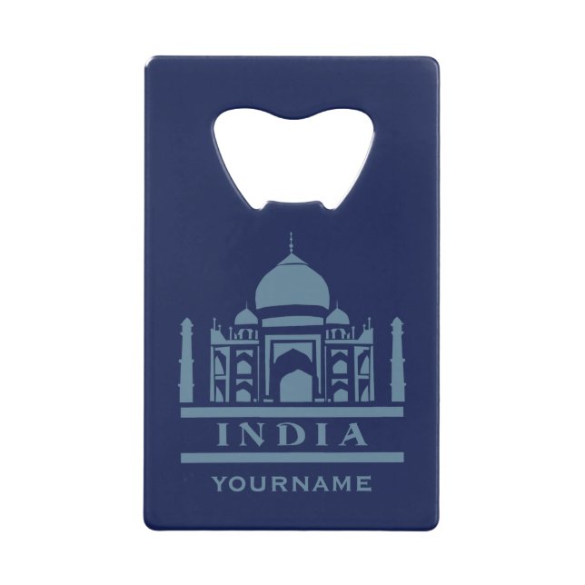 INDIA monogramme personnalisé et ouvre-bouteille c (Devant)