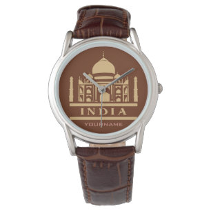 INDIA monogramme personnalisé & montres couleur