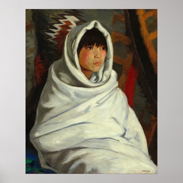 Indian Girl - Robert Henri Poster des Beaux Arts (Devant)