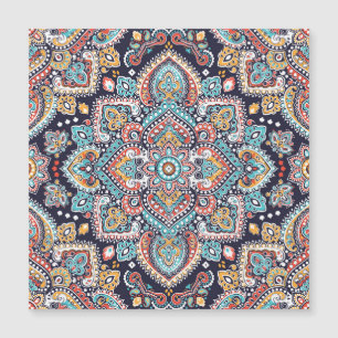 Indian Paisley : Motif ethnique mandala