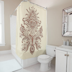 Indian Paisley - Rideau de douche