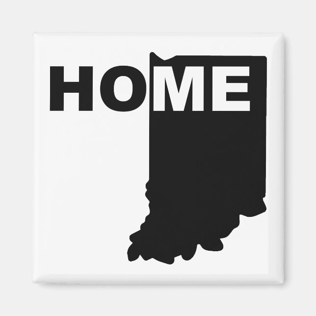 Indiana Aimant de réfrigérateur Loin de l'État (Devant)