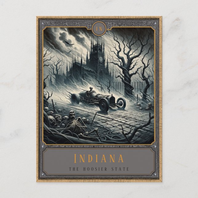Indiana | Carte postale Art gothique (Devant)