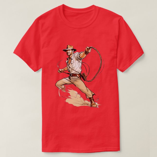Indiana Jones Adventure 3 TShirt (Design devant)