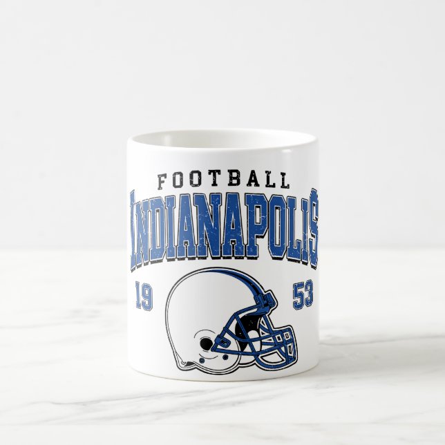 Indianapolis Football Mug – Vintage Helmet Sports  (Centre)