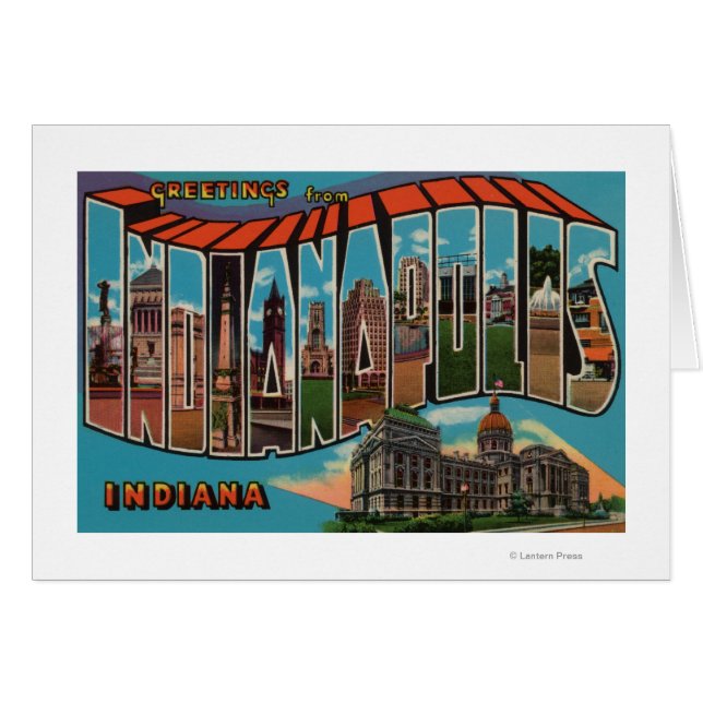 Indianapolis, Indiana (Immeuble Capitale) (Devant horizontal)