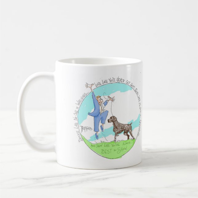 Indicateur aux cheveux courts allemand - TASSE (Gauche)