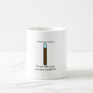 Indicateur de niveau de café drôle de tasse