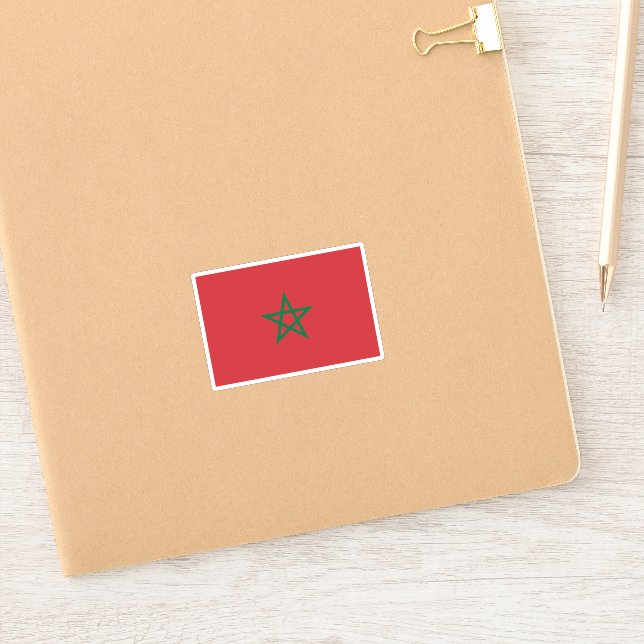 Indicateur Maroc Sticker étanche (Carnet)