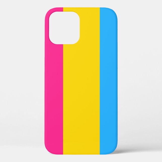 Indicateur Pansexual iPhone 12 coque (Verso)