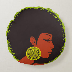 Indice de Coussin vert afrocentrique