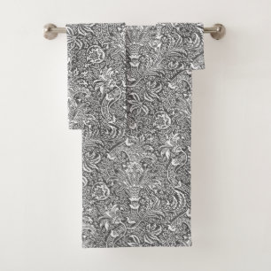 Indien de William Morris, gris de graphite et