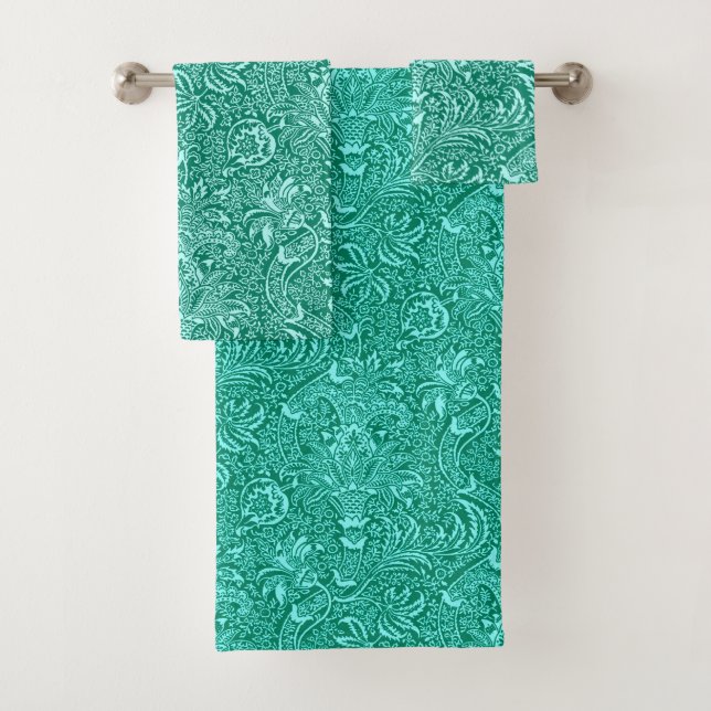 Indien de William Morris, turquoise et Aqua de (En situation)