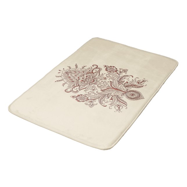 Indien Paisley - tapis de bain (Angle)