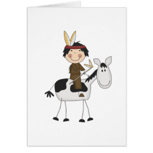 Indien sur des T-shirts et des cadeaux de cheval