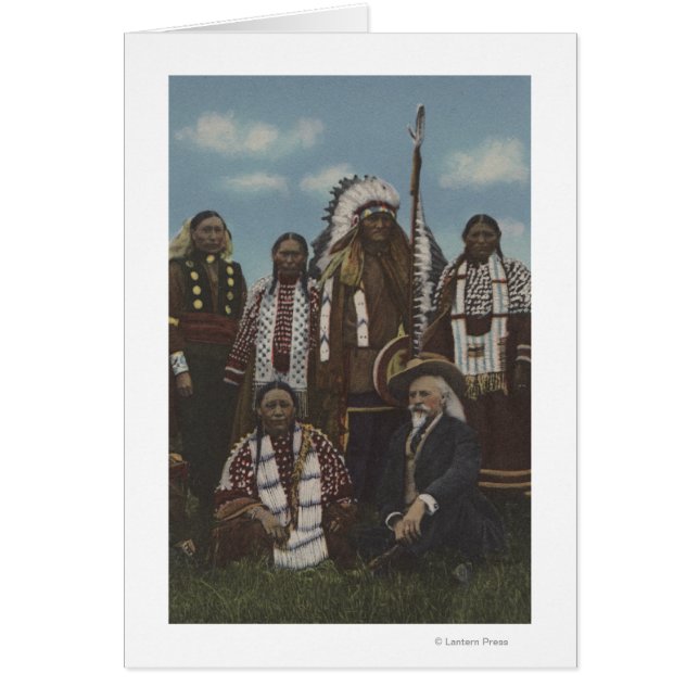 Indiens du Nord-Ouest - Buffalo Bill, Sitting Bull (Devant)