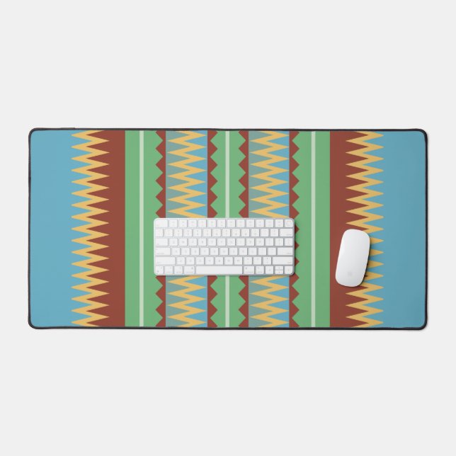 Indigenous Print 5 Desk Mat (Clavier et souris)
