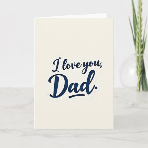 Indigo Je t'aime Papa Carte