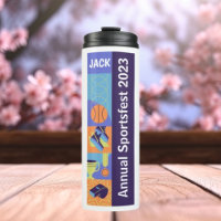 Indigo Orange Blue Business Bouteille d'eau Tumble