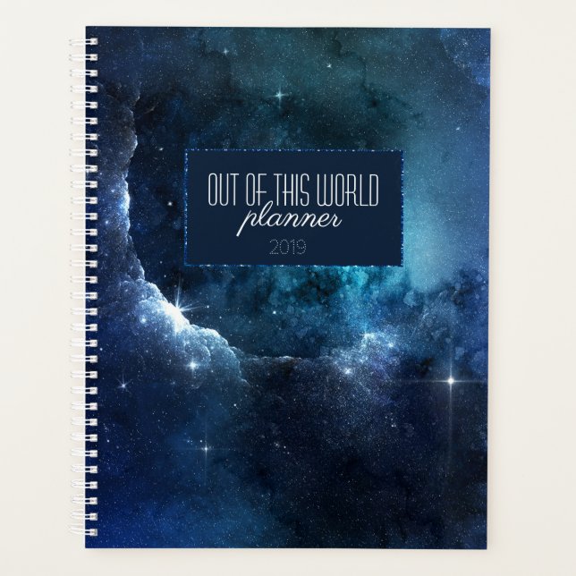 Indigo Star Galaxy Starfield Planner (Devant)