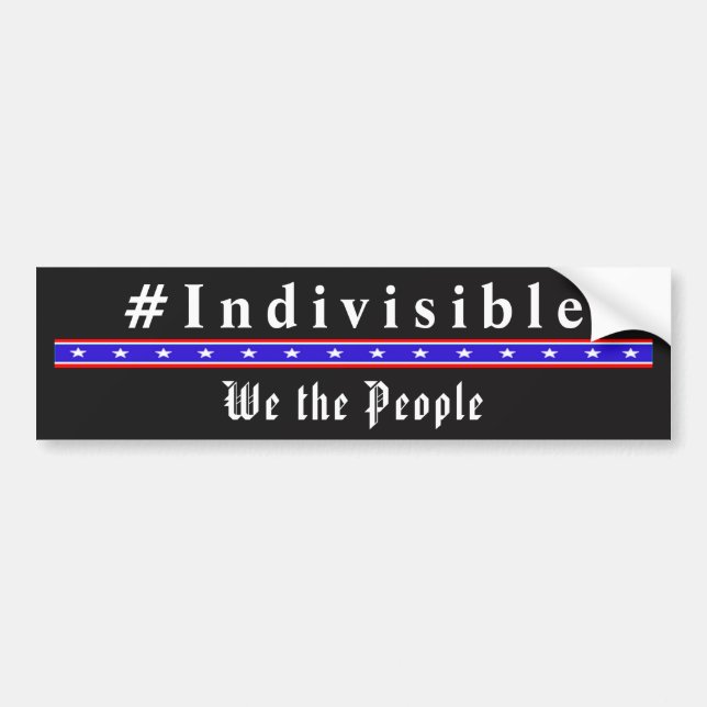 INDIVISIBLE - Nous Le Peuple Sticker (Devant)