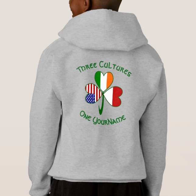Indonésie Irlande États-Unis Trèfle Drapeau Person (Dos)