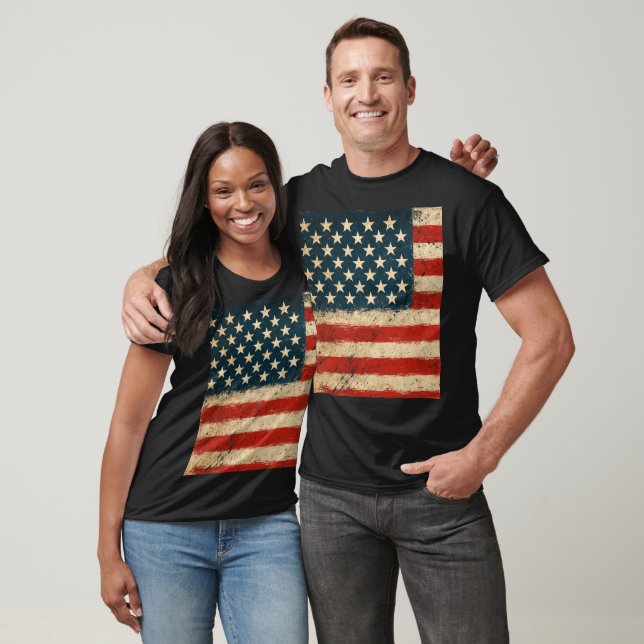 Industrial Stars and Stripes T-Shirt (Unisexe)