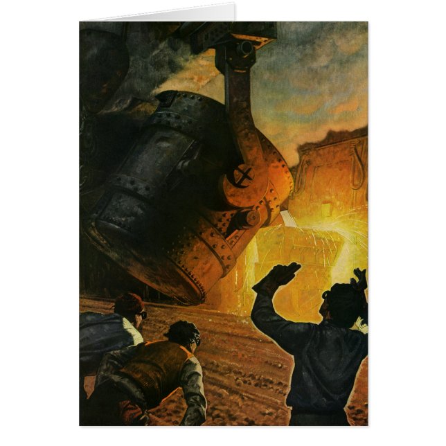 Industrie vintage, Fabrication d'acier (Devant)