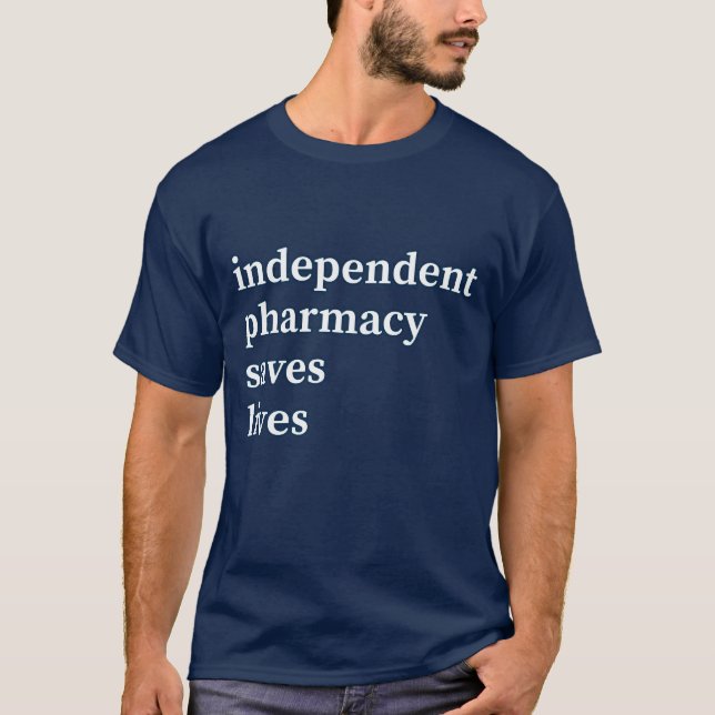 Indy Pharmacy sauve des vies T-shirt (Devant)