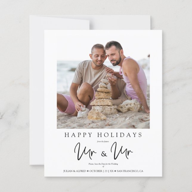 Inexpensive LGTB Gay MR & MR Christmas Wedding (Devant)