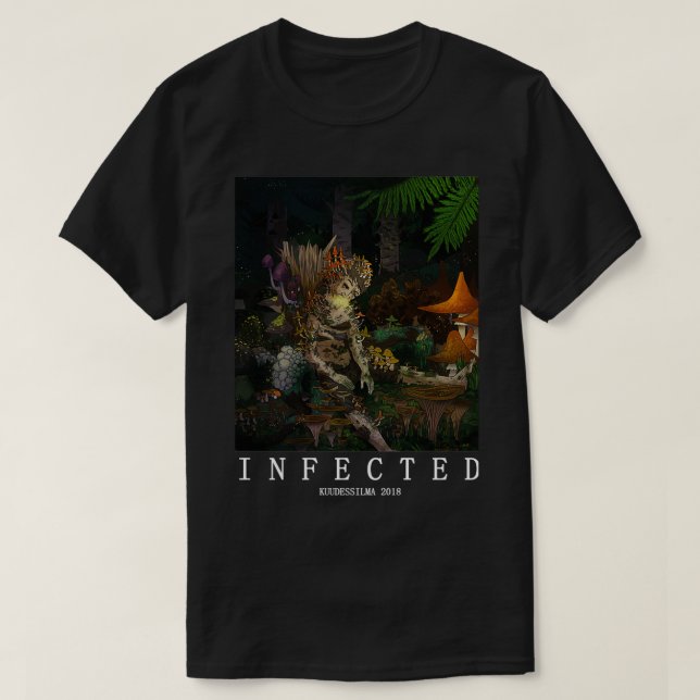 INFECTÉ Texte blanc 2018 Classic TShirt (Design devant)