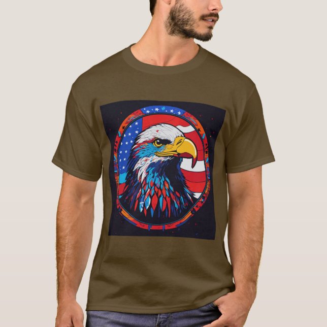 Inferno Guardian : T-shirt Tatouage Tête d'aigle (Devant)
