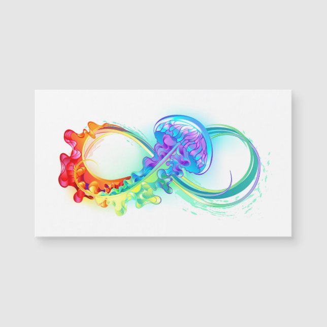 Infini avec méduse arc-en-ciel (Devant)