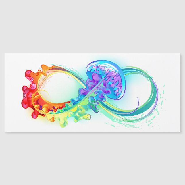 Infini avec méduse arc-en-ciel (Devant)