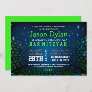 INFINI VIDEO JEU Bar Mitzvah Invitation