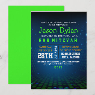 INFINI VIDEO JEU Bar Mitzvah Invitation