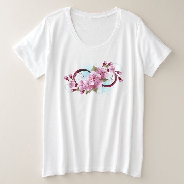 Infinité avec les fleurs Sakura (Design devant)