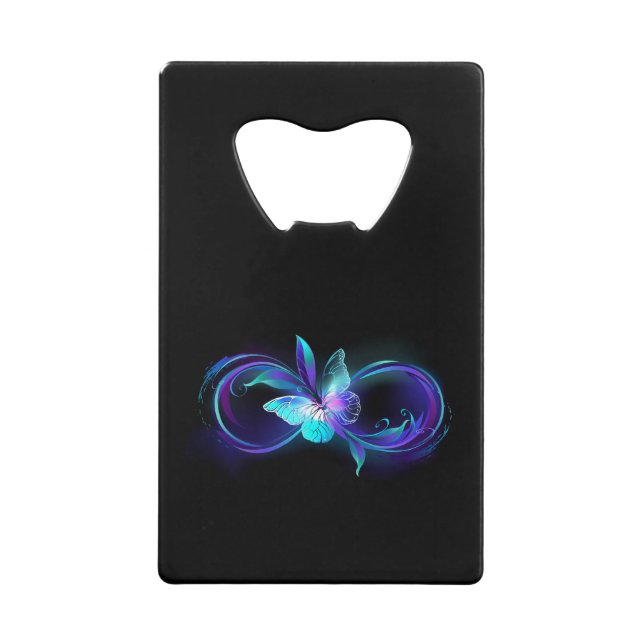 Infinité brillante avec papillon magique (Devant)