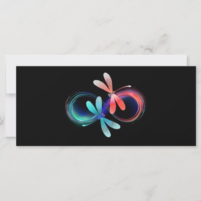 Infinity with glowing dragonflies (Devant)