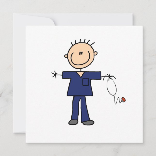 Infirmière à mâle - bleu (Devant)